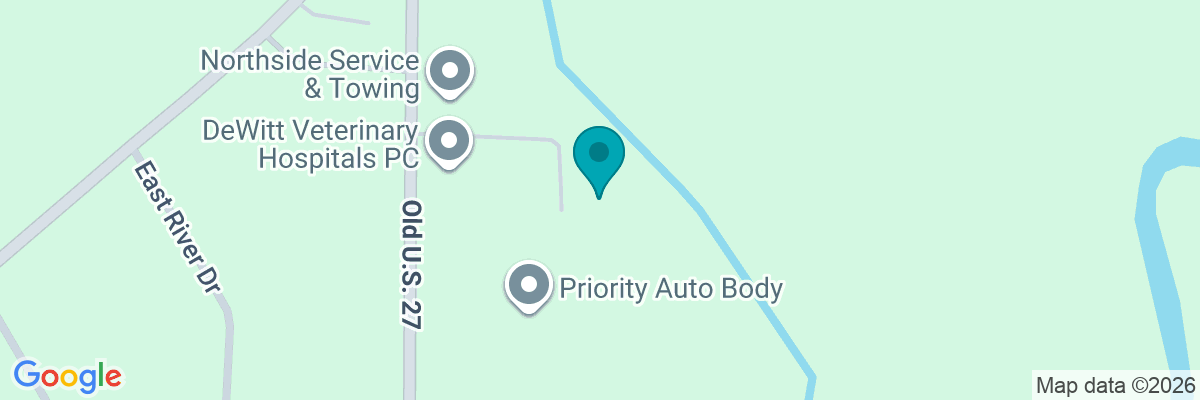 Map showing facility locations