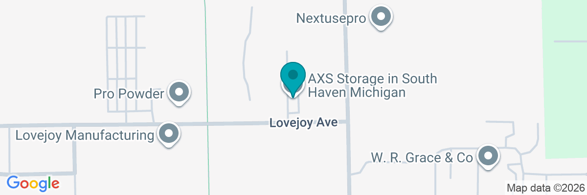 Map showing facility locations