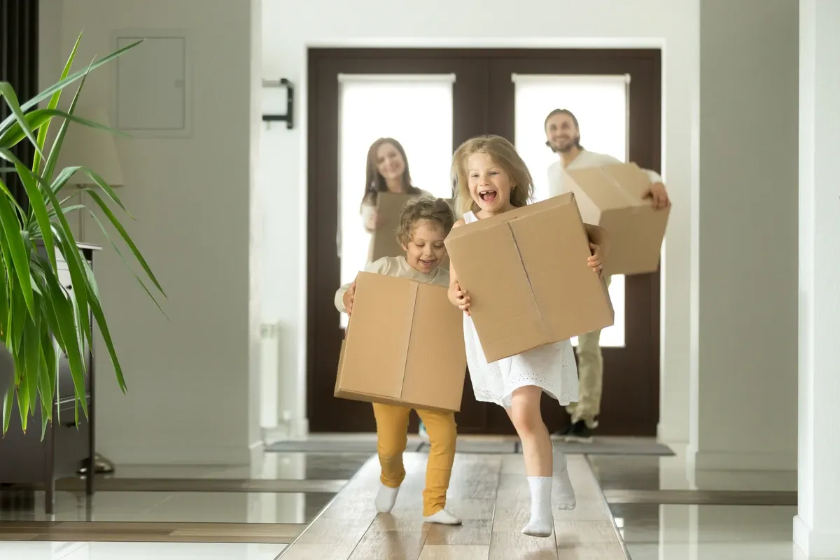 Family moving day